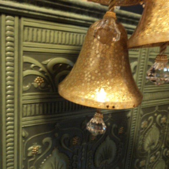 vintage Christmas bell trio - Picture 2 of 5